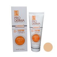 PRODERMA SPF 50+ LIGHTENING SUNSCREEN ANTI SPOT LIGHT BEIGE 40 ML