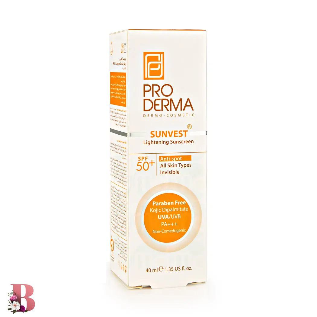 Mer30daru-proderma-anti-spot-sunscreen-spf-50 PRODERMA SPF 50+ LIGHTENING SUNSCREEN ANTI SPOT INVISIBLE 40 ML