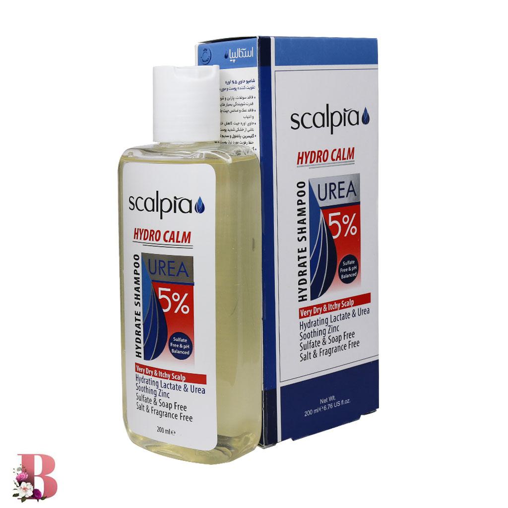 شامپو حاوی ۵ درصد اوره اسکالپیا منا Scalpia Urea ۵ % For Very Dry And Itchy Scalp ۲۰۰ ml