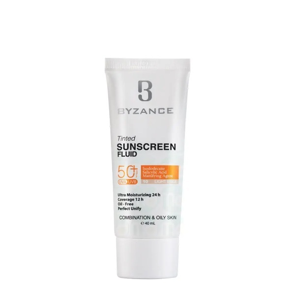 Mer30daru-byzance-tinted-sunscreen-fluid-2 Byzance Sun Protection Fluid Foundation LIGHT BIEGE SPF50+ COMBINATION & OILY SKIN 40 ml
