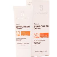 Byzance Sun Protection Cream BRONZE Foundation SPF50+ SENSETIVE & DRY SKIN 40 ml