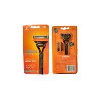 Gillette Fusion 5 men's self-sharpening razor with 2 spare parts