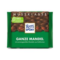 Ritter Sport Ganze mandel Chocolate 100gr