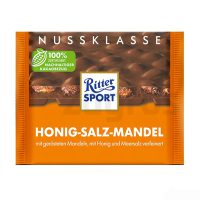 Ritter Sport Honig-Salz-Mandel Chocolate 100 gr