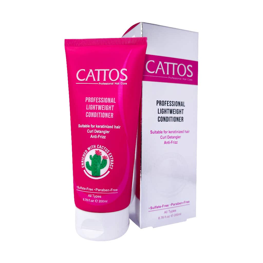 نرم کننده فاقد سولفات انواع مو کاتو Cattos Conditioner For Normal Hair 200 ml