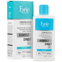 Evrin gently cleanses biomoist syndet gel for dry skin and eczema 200ml